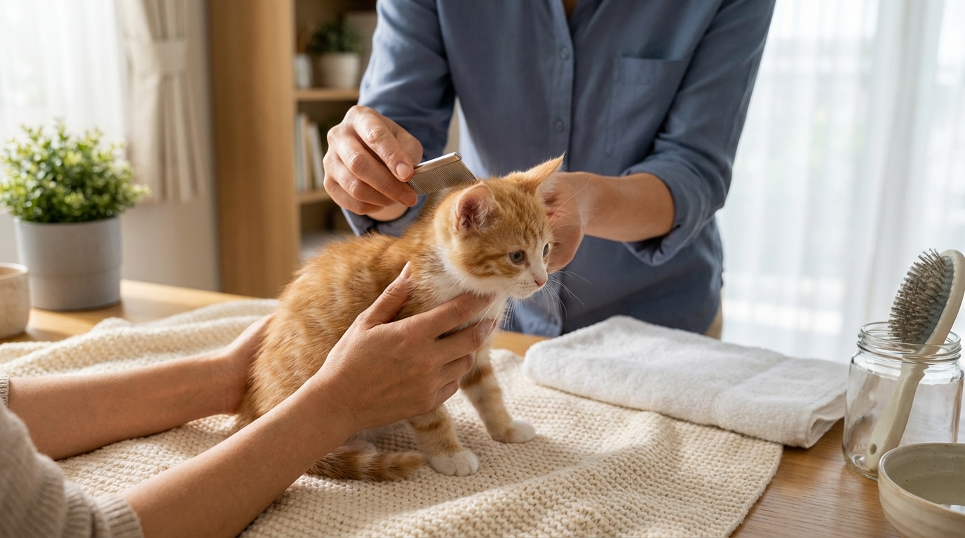 Guide complet antipuces et vermifuges pour chaton 2026