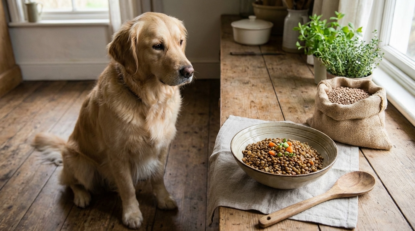 Peut on donner des lentilles aux chiens ?