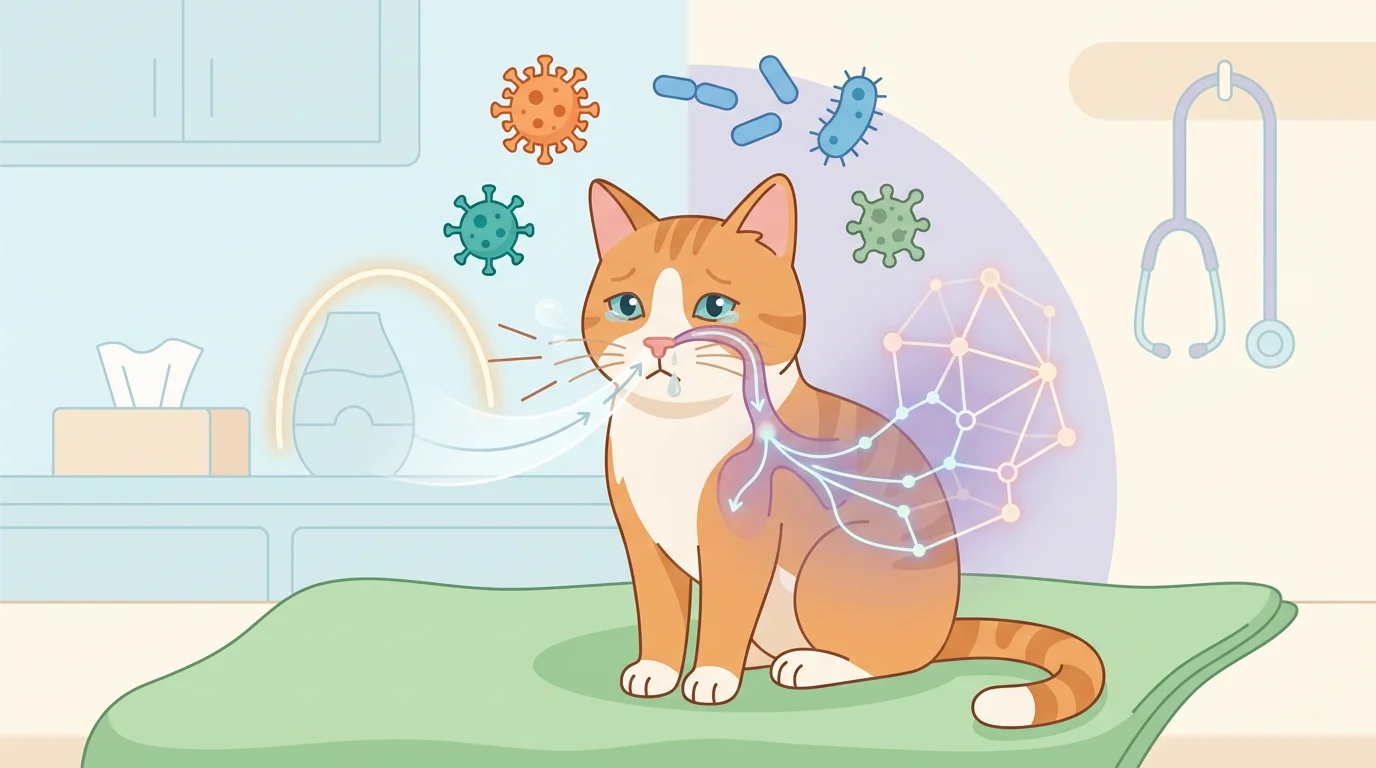 Comprendre le coryza chat : un “rhume” souvent plus complexe qu’il n’y paraît