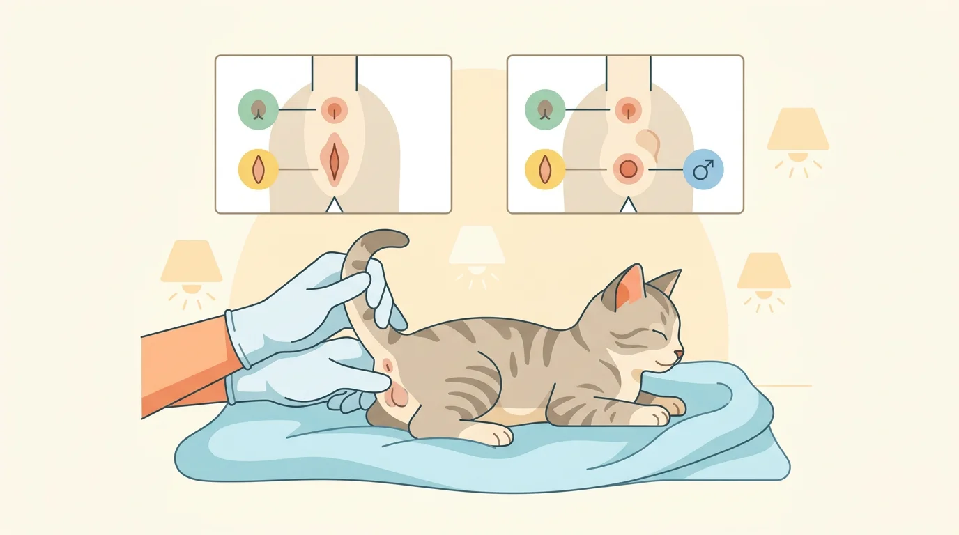 Sexe félin : reconnaître mâle ou femelle en 2 minutes (méthode simple et fiable)